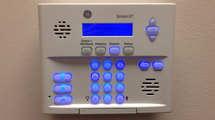 How to change the backup battery in a Simon XT security panel