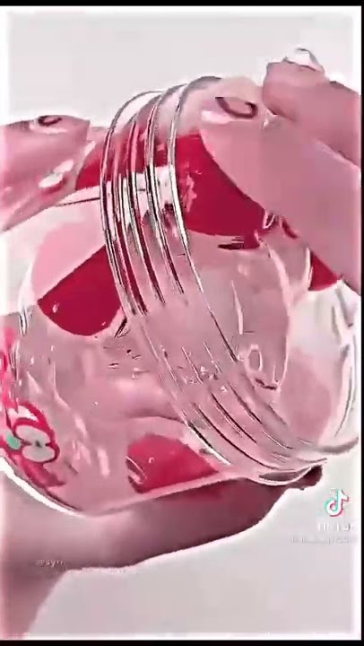 Tiktok mentahan slime aesthetic Cute #shorts #mentahanslime