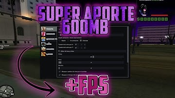 APORTE GTA SAMP  FPS UP ON 600 MB  JOHIITAN 💜