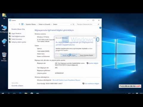 Windows 10 Bilgisayar Adı Değiştirme hqdefault