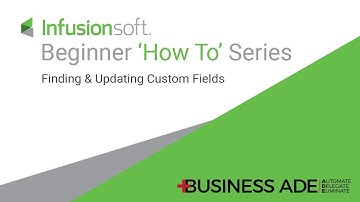 Infusionsoft Where Are Custom Fields
