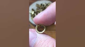 Hollow Rivets Brass Crimped Rivet Copper Eyelets Tubular Rivet