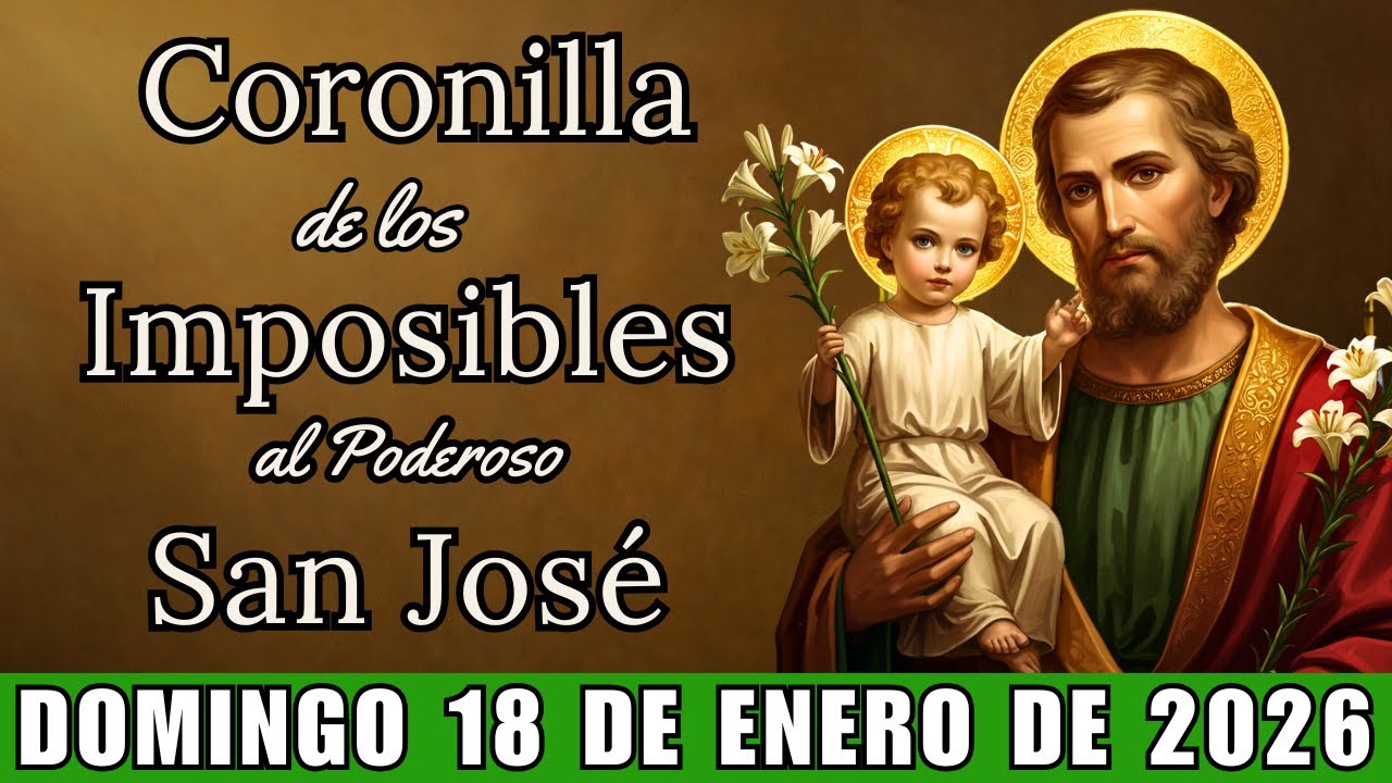 SAN JOSÉ - CORONILLA DE LOS IMPOSIBLES - DÍA DE MILAGROS - Domingo  18 de enero de 2025