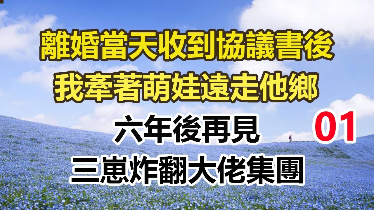 離婚當天收到協議書後，我牽著萌娃遠走他鄉，六年後再見，三崽炸翻大佬集團#幸福敲門 #為人處世 #生活經驗 #情感故事