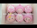 How to make baby face cupcake toppers