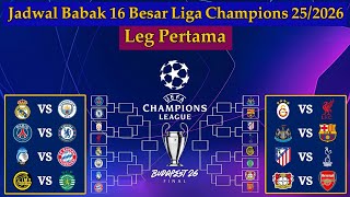 Jadwal 16 Besar Liga Champions Leg 1 - Newcastle United vs Barcelona - UCL 2025/2026