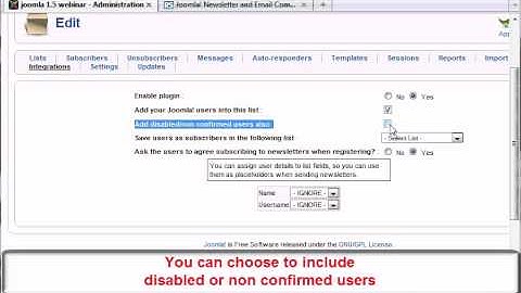 Ep. 70: RSMail! integration with the default Joomla! registration form