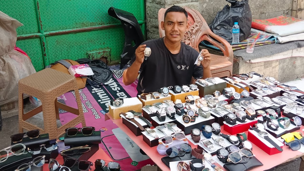 UPDATE TERBARU‼️JAM TANGAN BRANDED TERMURAH DIPASAR LOAK JATINEGARA. LAPAK BANG BAIM 083802642730.