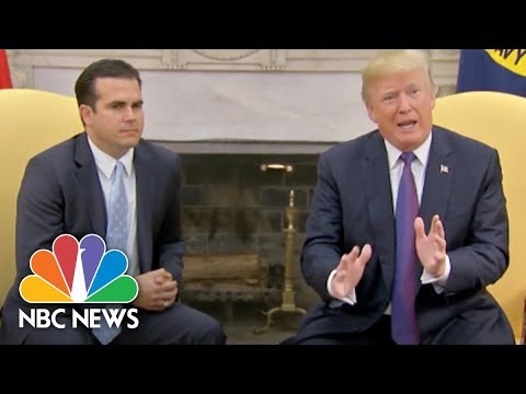 Video: Trump Tager En 10 I Puerto Rico