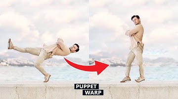 Photoshop Puppet Warp Tool   Change Body shape   Photoshop for beginners