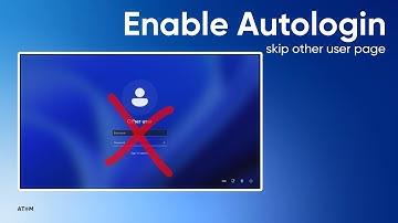 How to enable Windows auto login and skip Other User page - ATOM Tutorials