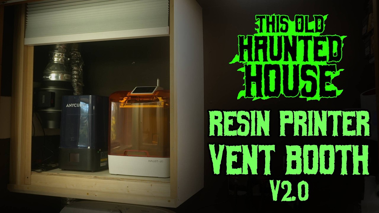 My Resin Printing Setup Just Got an Upgrade | This Old Haunted House