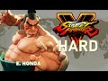 Street Fighter V - E. Honda Arcade Mode (HARD)