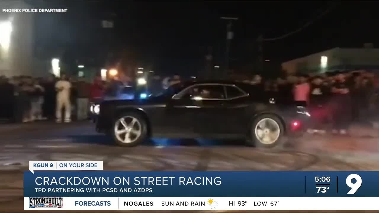 TPD cracking down on street racing - YouTube