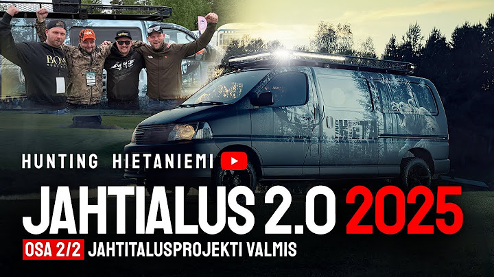 Jahtialus Projekti Osa 2/2 #hiace