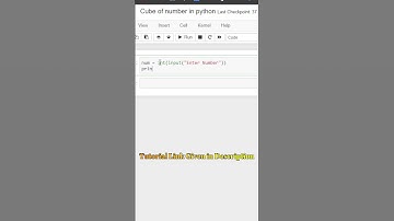 Cube of number Input by User Python #shortsviral #shorts #shortsvideo #short #python