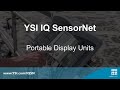 Iq sensornet  portable display units