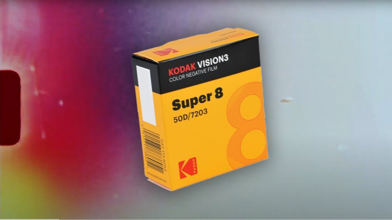 Kodak VISION3 50D Color Negative Film #7203 (Super 8, 50' Roll)