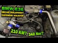 UTURBIAMY BMW E36 1.6 🙃 - customowy kolektor , intercooler, downpipe PIERWSZE ODPALENIE