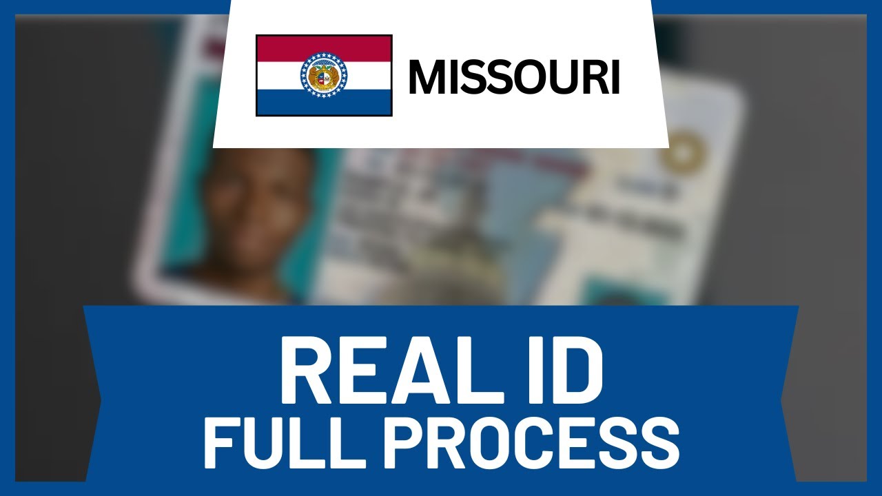 Missouri Id Example How to Get Real ID in Missouri (Step-by-Step Guide) - YouTube