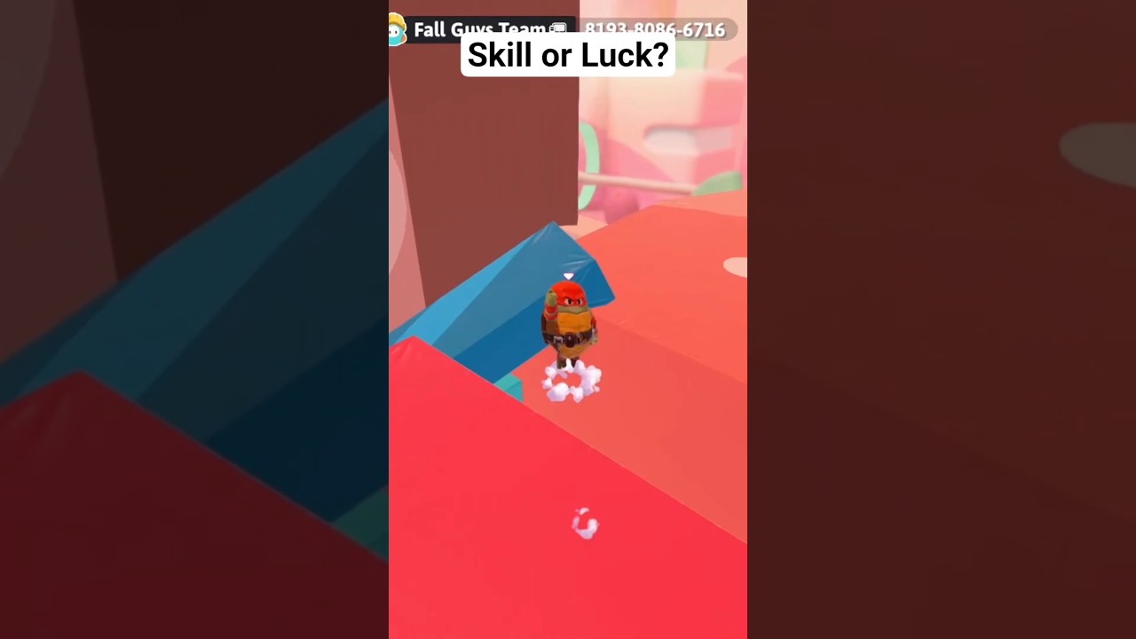 Skill or Luck? #fallguys #shorts #shortvideo #fallguysgame