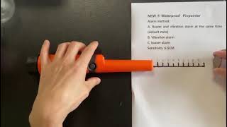 MD970 waterproof pinpointer metal detector https://www.aliexpress.com/item/1005001579099720.html