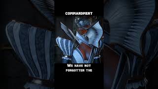 commandment — Dragon age : Inquisition dialogue scene