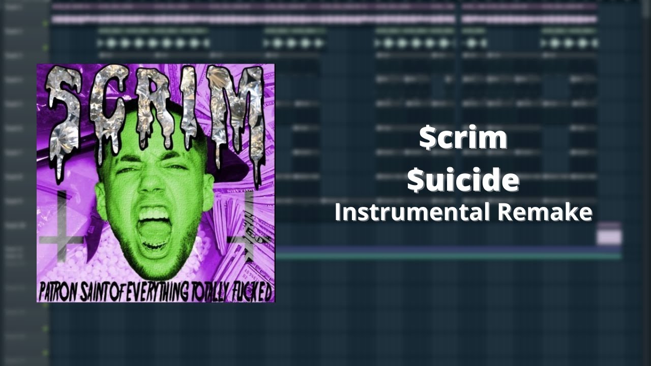 $crim - $uicide FL Studio Instrumental Remake (reprod. by iBlazeManz)