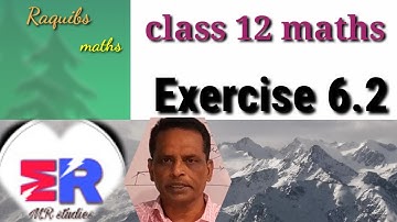 Application of derivatives class 12 maths chapter 6 exercise 6.2 increasing decreasing Raquibs Maths