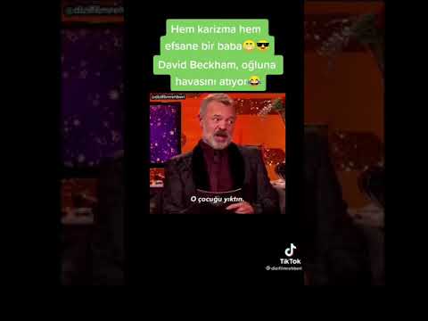 David-Beckham Babalık Gösteriyor