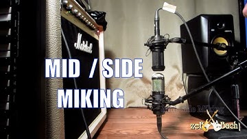 RECORDING 🎸 GUITAR   MID-SIDE  technique  - BASICS