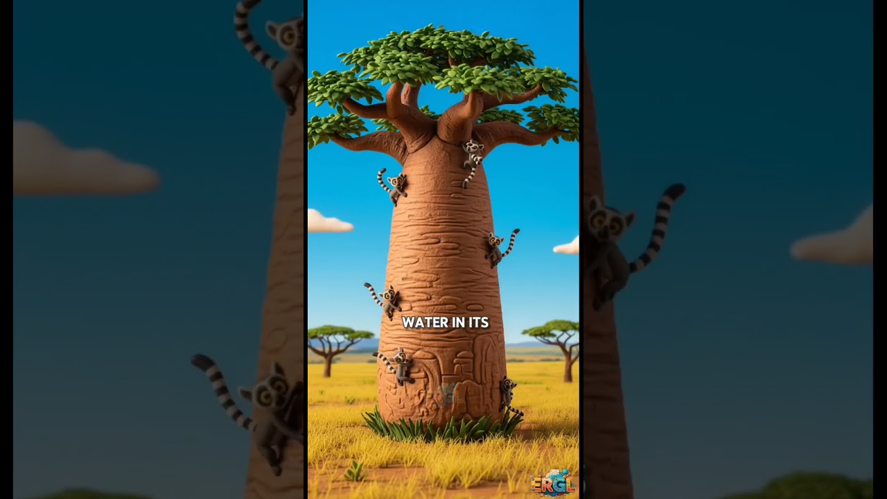 This Tree Can Live Over 1,000 Years 🌳 | Baobab Facts You Didn't Know! 