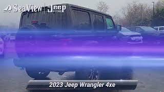 New 2023 Jeep Wrangler 4xe Sahara Ocean Township Nj J230444