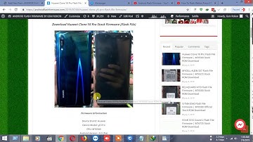 Download & Install Huawei Clone Y6 Pro MT6580 9.0 Flash File | Firmware | Rom