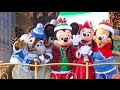 クリスマス・ストーリーズ2016最終日最終回 城前 ミッキーミニーフロート全員集合シーン