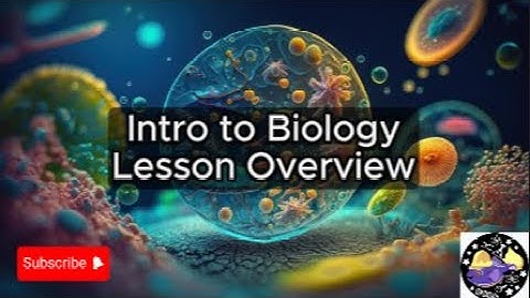 Intro to Biology - Lesson Overview Key Concepts Discussion Study Tool - Audio