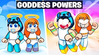 Roblox but we have GODDESS ELEMENTAL POWERS! With Crazy Fan Girl!
