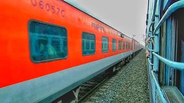 High-speed Overtake by Howrah and Sealdah Rajdhani