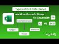Relative, Absolute & Mixed Cell References in Excel Formulas