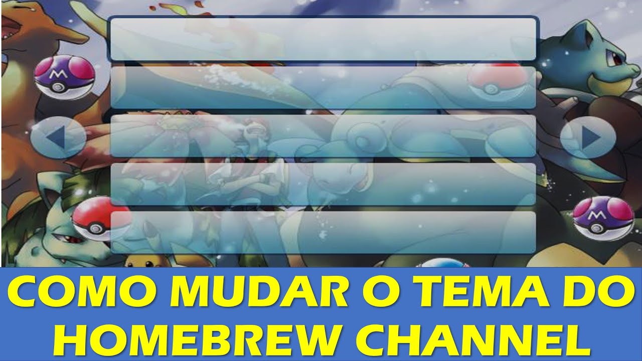 COMO MUDAR O TEMA DO HOMEBREW CHANNEL - INSTALAR TEMAS PERSONALIZADOS - NINTENDO WII - TUTORIAL