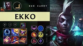 Ekko Carry vs Mel - EUW Master Patch 26.07
