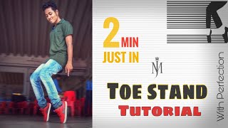 How to do the Toe-Stand | Michael Jackson Footwork Tutorial #mjtoestand