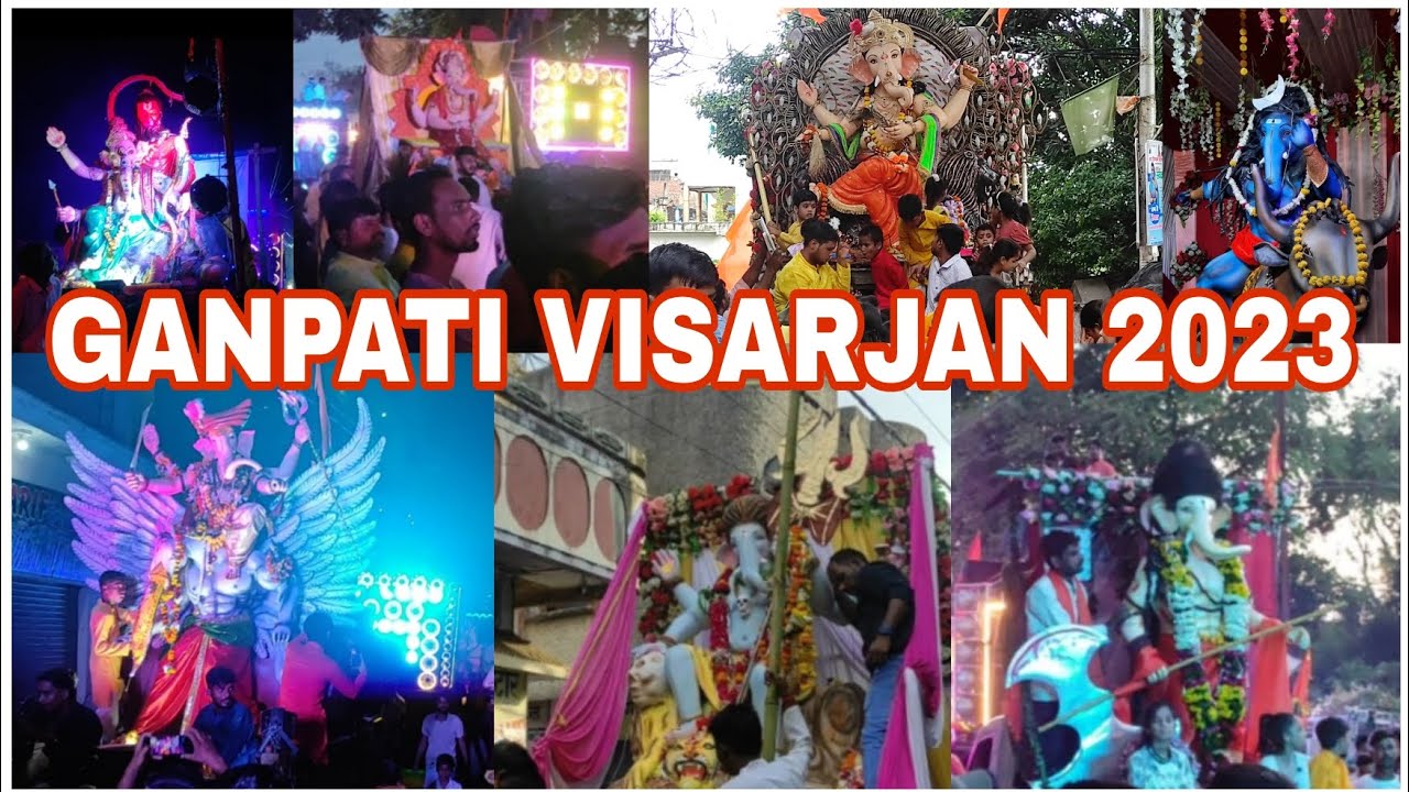 Ganpati Visarjan Jhansi 2023 / Puliya no 9
