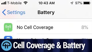 No Cell Coverage Is Draining My Battery