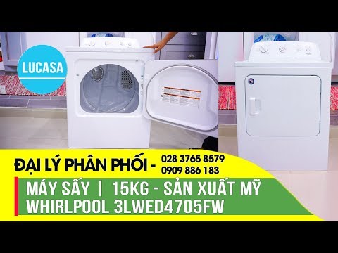 Máy sấy Whirlpool 3LWED4705FW - 15Kg - Sản xuất Mỹ - Lucasa.vn