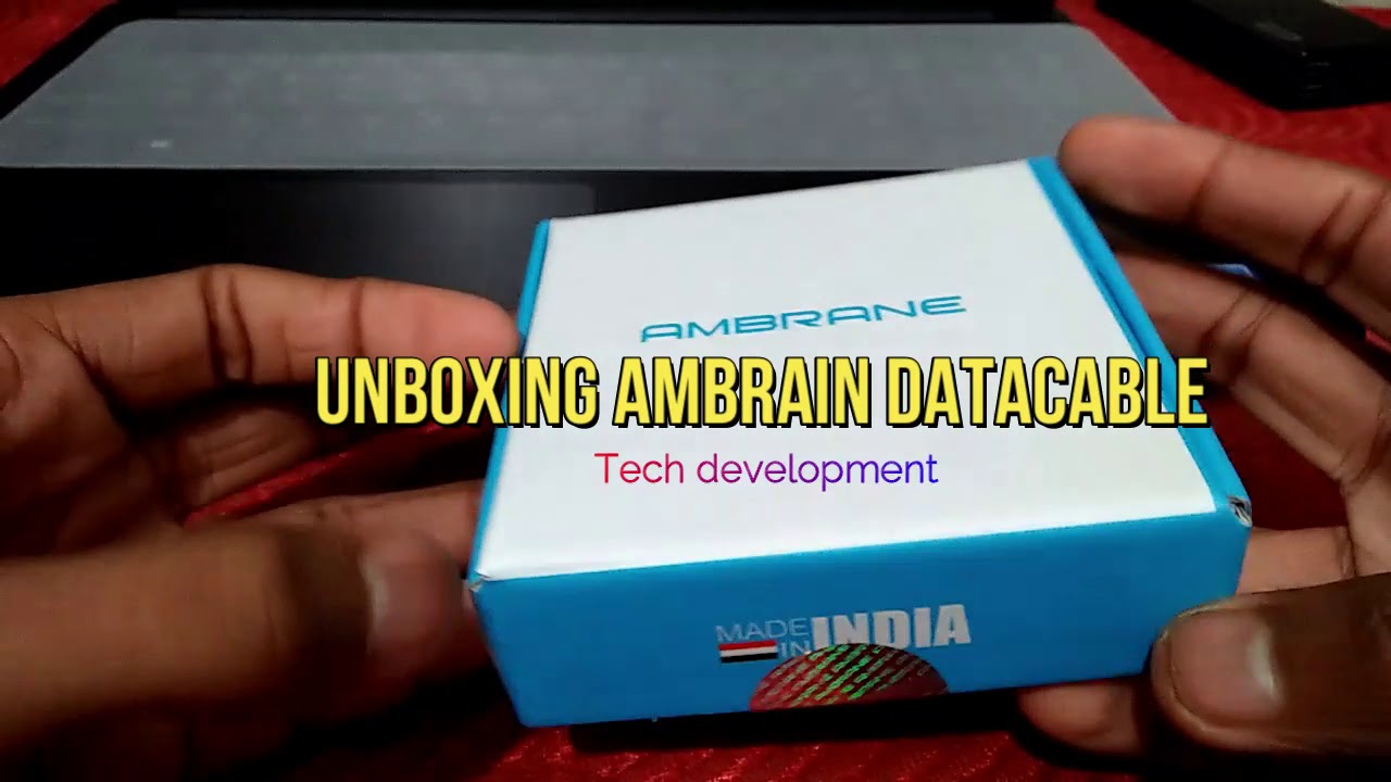 Unboxing Ambrain Datacable from flipkart. | Tech Development | Cheapest ...