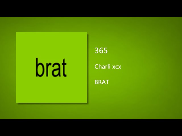 365 - Charli xcx (Clean)