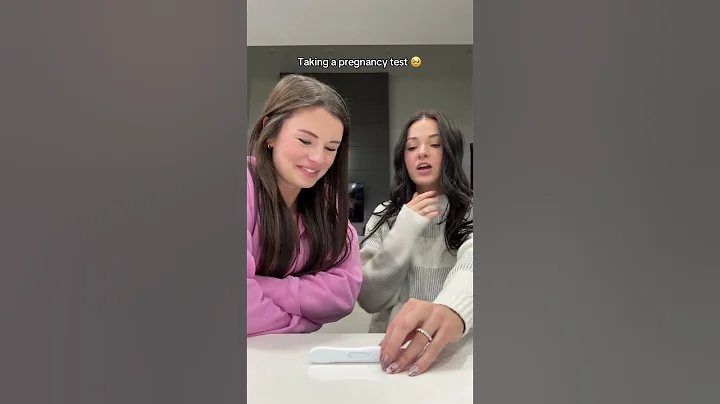 Taking a pregnancy test (watch until the end)