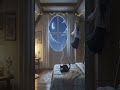 Cozy Lo-Fi Moonlit Attic Bedroom 4K | Night Ambience #Short