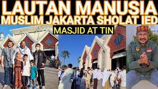 JAMAAH SHOLAT IDUL ADHA ORANG INDONESIA SEMUA, 1 ORANG PALESTINA